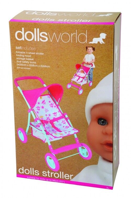 Wózek spacerowy dla lalek do 56 cm Deluxe