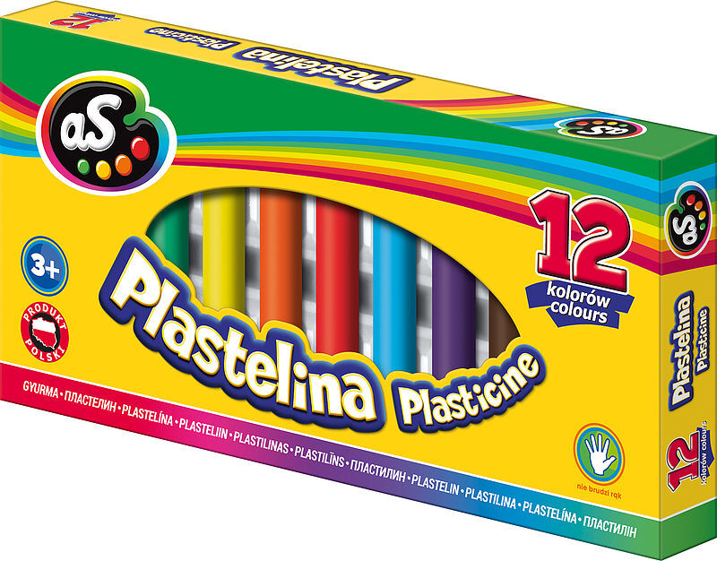 Plastelina astra as 12 kolorów