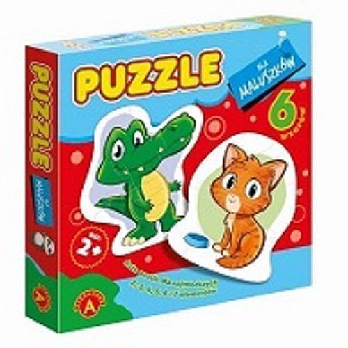 Puzzle dla maluszków krokodyl
