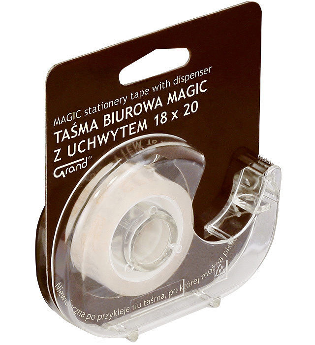 Taśma grand biurowa 18x20 magic z dispenserem