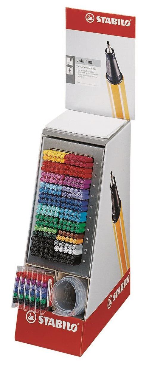 Cienkopis Stabilo Point 88 display 236 sztuk