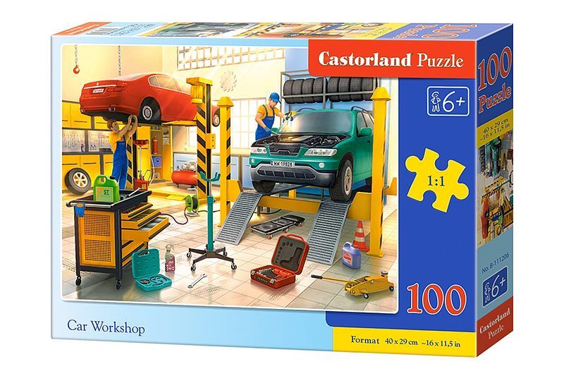 Puzzle 100 warsztat samochodowy b-111206