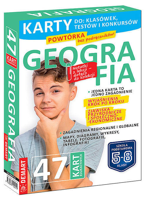 Geografia. Karty edukacyjne