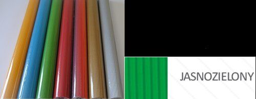 Tektura falista „E” rolka 50cm x 70cm kolor jasnozielony