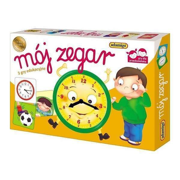 Mój zegar 3 gry edukacyjne