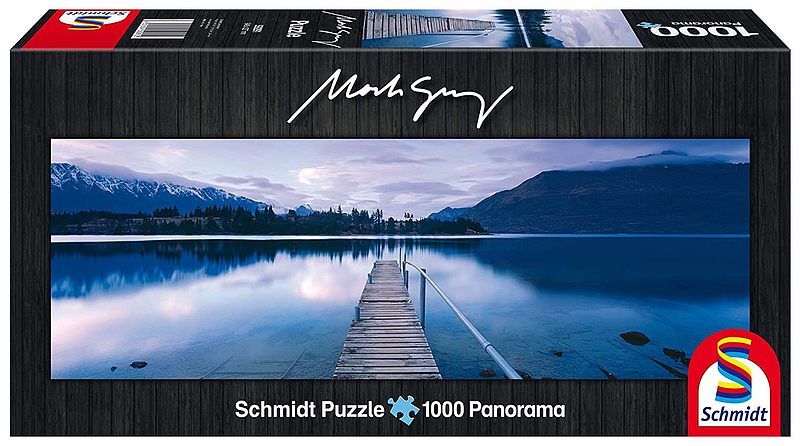Puzzle 1000 Mark Gray Lake Wakatipu / Nowa Zelandia panorama