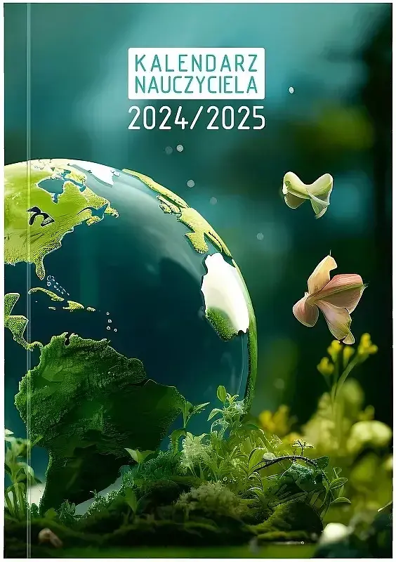 Kalendarz 2024/2025 nauczyciela b6 bezbarwny eko