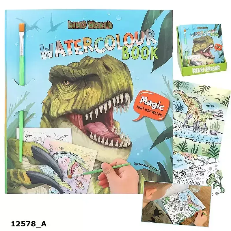 Zestaw kreatywny watercolour dino world 12578a