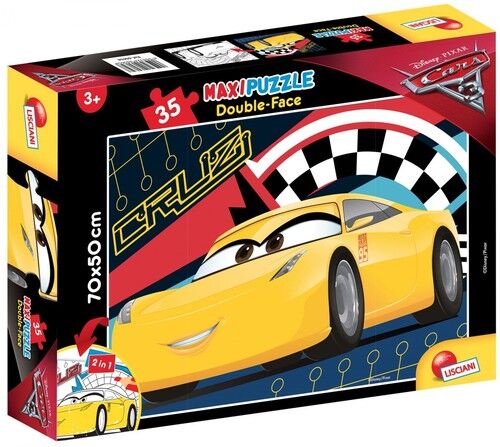 Puzzle dwustronne maxi 35 Auta 3 Race ready