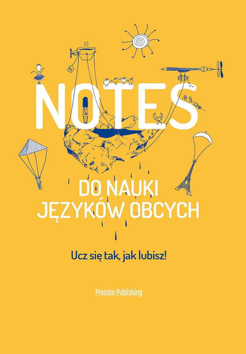 Notes do nauki języków obcych (pomarańczowy)