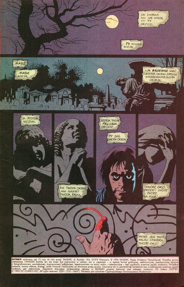Batman (TM-Semic) - 49 - (12/1994) Sanctum / Amerykański brzydal