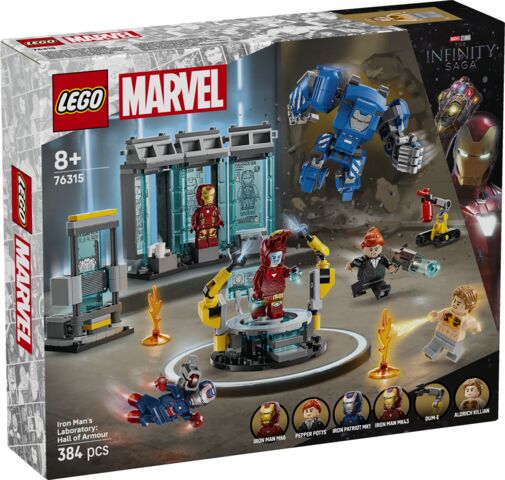 LEGO Super Heroes Laboratorium Iron Mana zbrojownia 76315