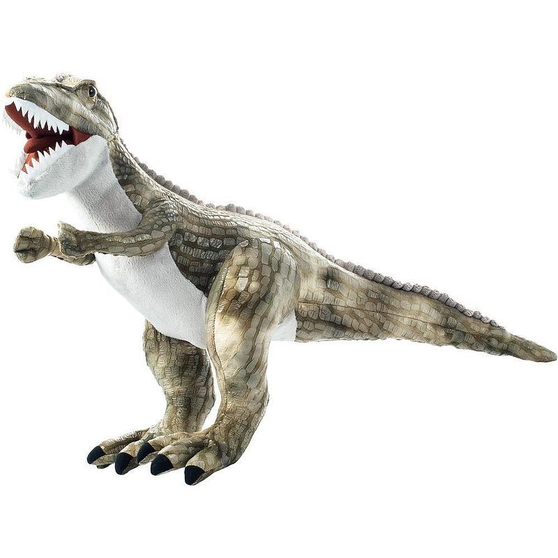 Maskotka pluszowy dinozaur tyranozaur brązowy 63cm 12952