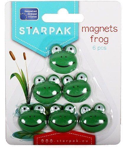 Magnesy żabka 6 sztuk