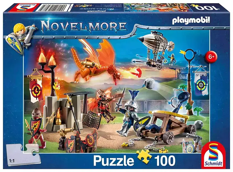 Puzzle 100 playmobil novelmore 112307