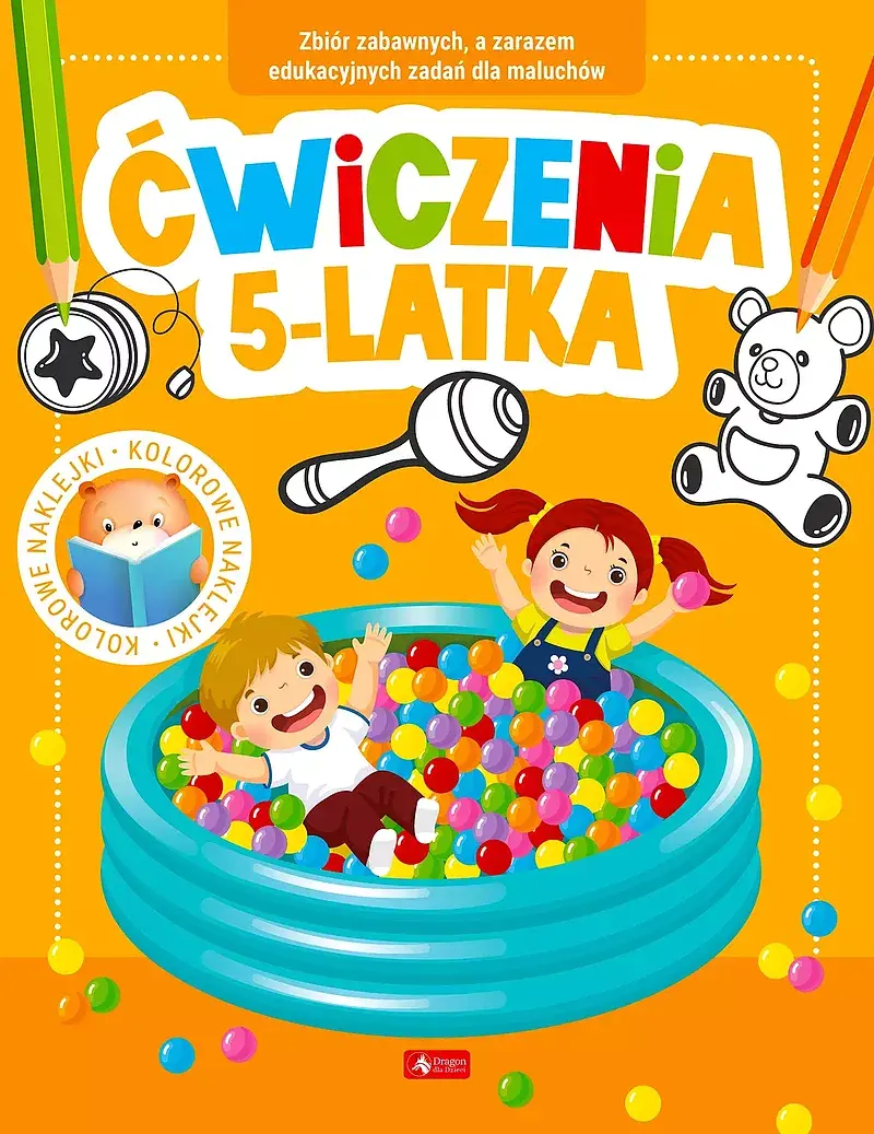 Ćwiczenia 5-latka z naklejkami