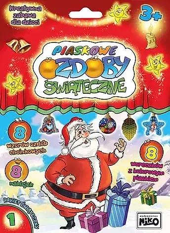 Piaskowe ozdoby świąteczne pakiet nr 1
