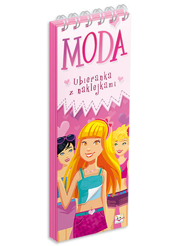 Moda- ubieranka z naklejkami