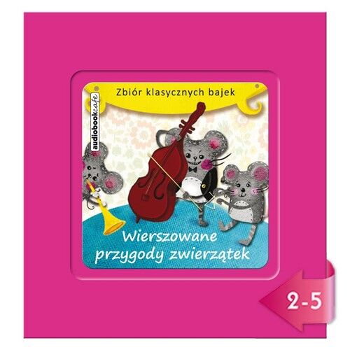 Wierszowane przygody zwierzątek (audiobook CD)