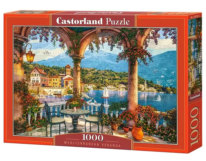 Puzzle 1000 mediterranean veranda c-105120-2