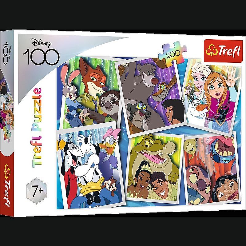 Puzzle 200 bohaterowie disney 13299