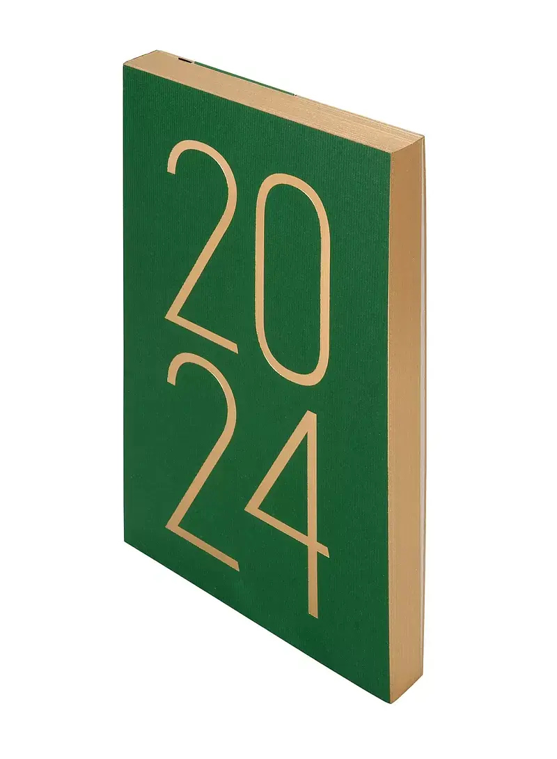 Kalendarz 2024 art a5 zielony dns