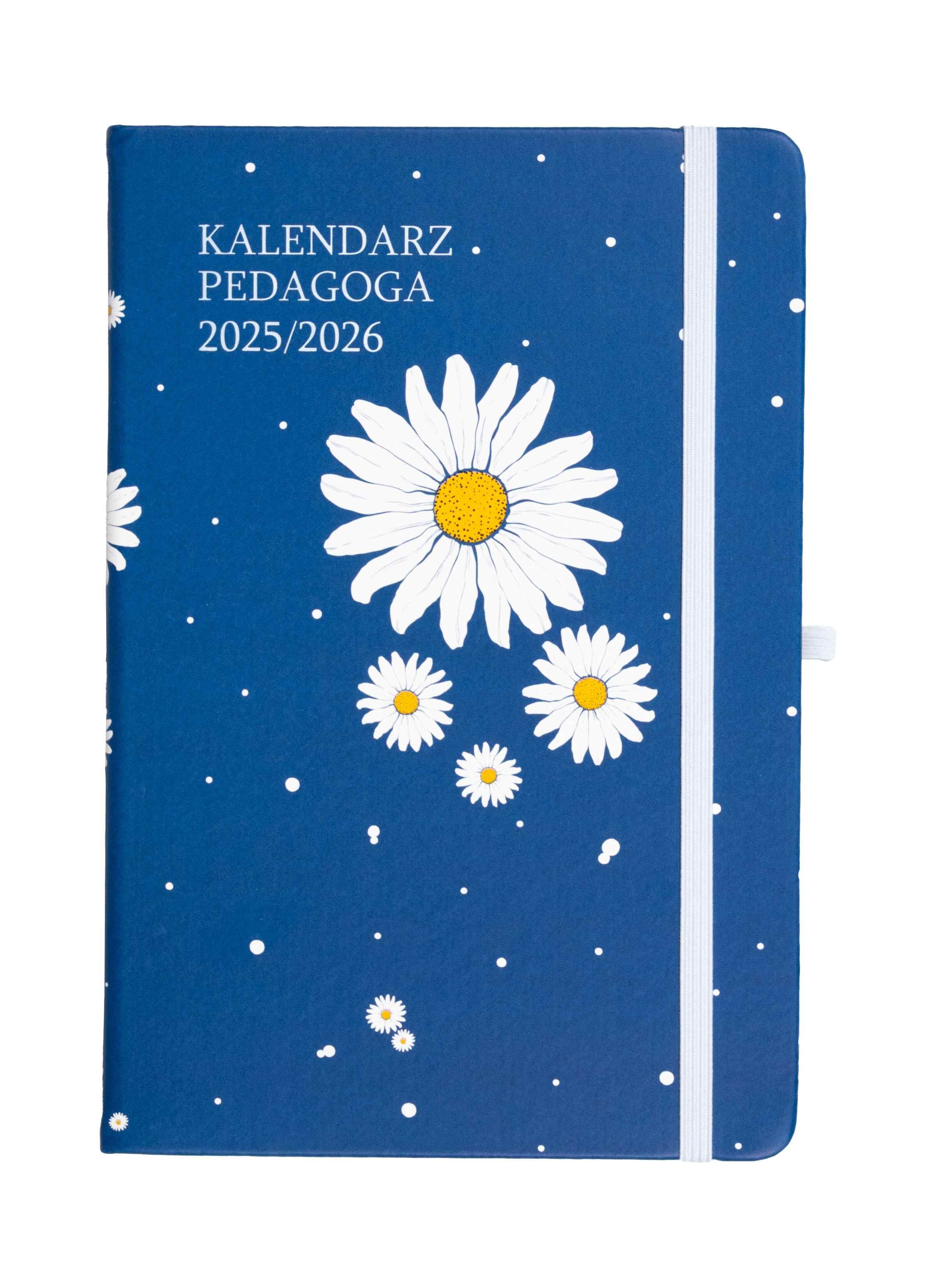 Kalendarz Pedagoga 2025/2026 Salsa A5 tygodniowy stokrotka