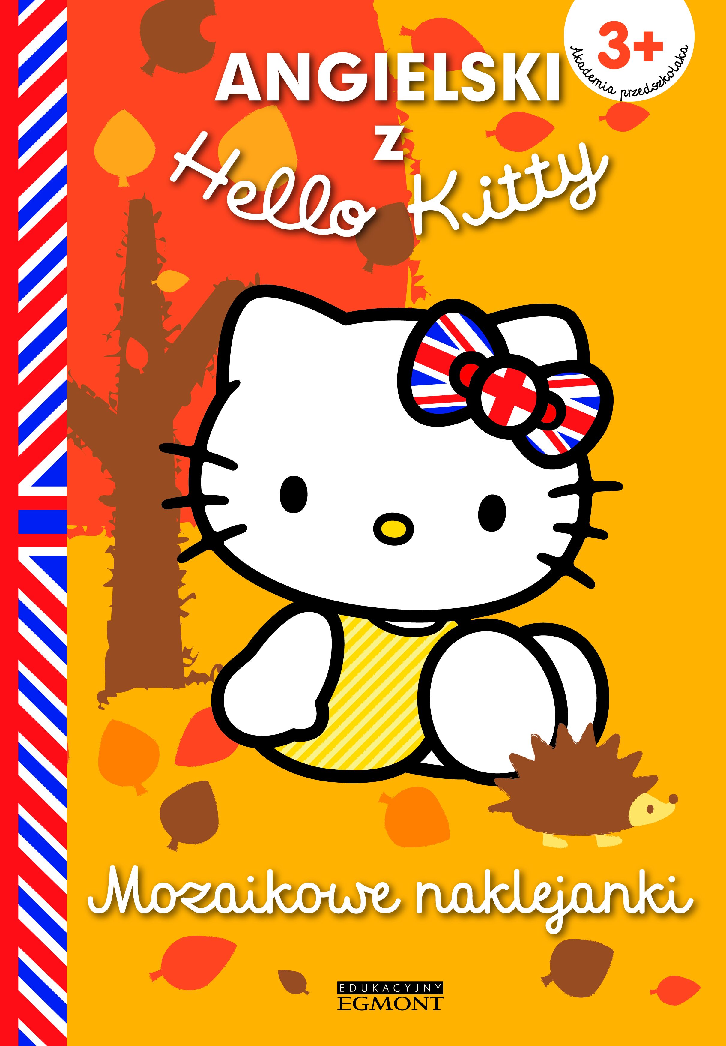 Mozaikowe naklejanki. Żółte. Hello Kitty.