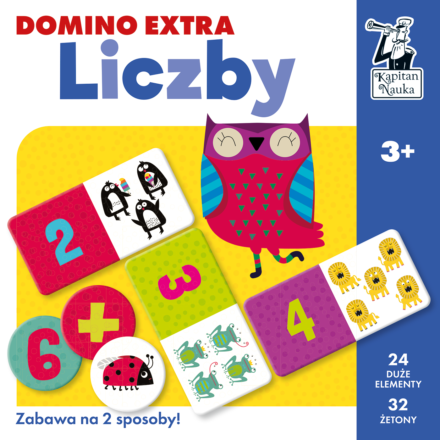 Domino extra. Liczby. Kapitan Nauka