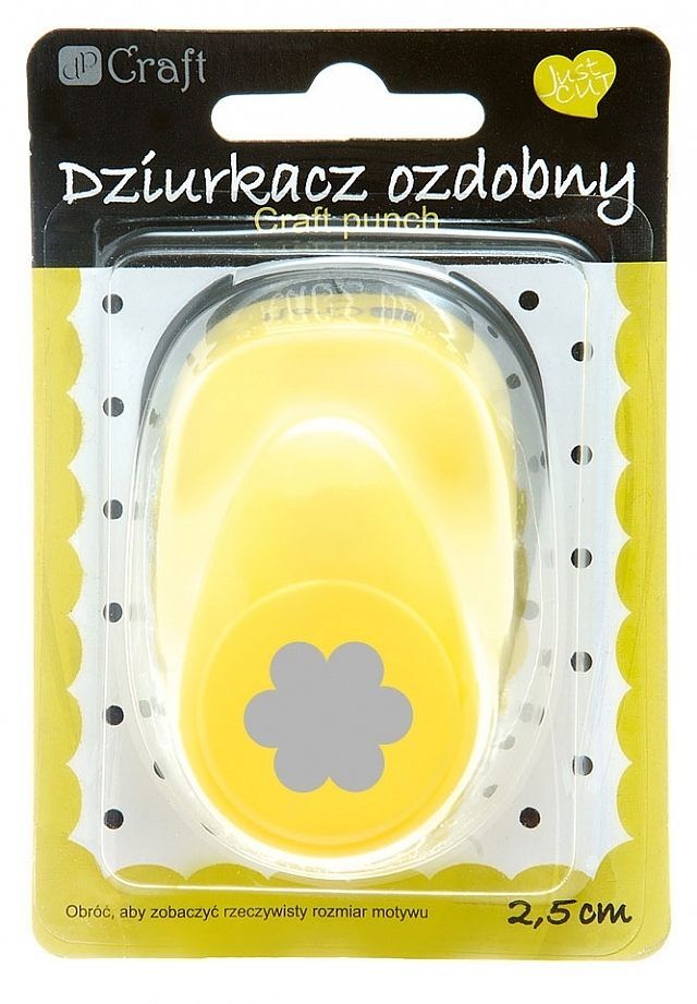 Dziurkacz ozdobny kwiatek 2,5cm mix