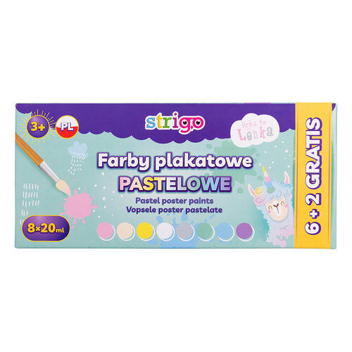Farby pastelowe STRIGO Hejka tu Lenka