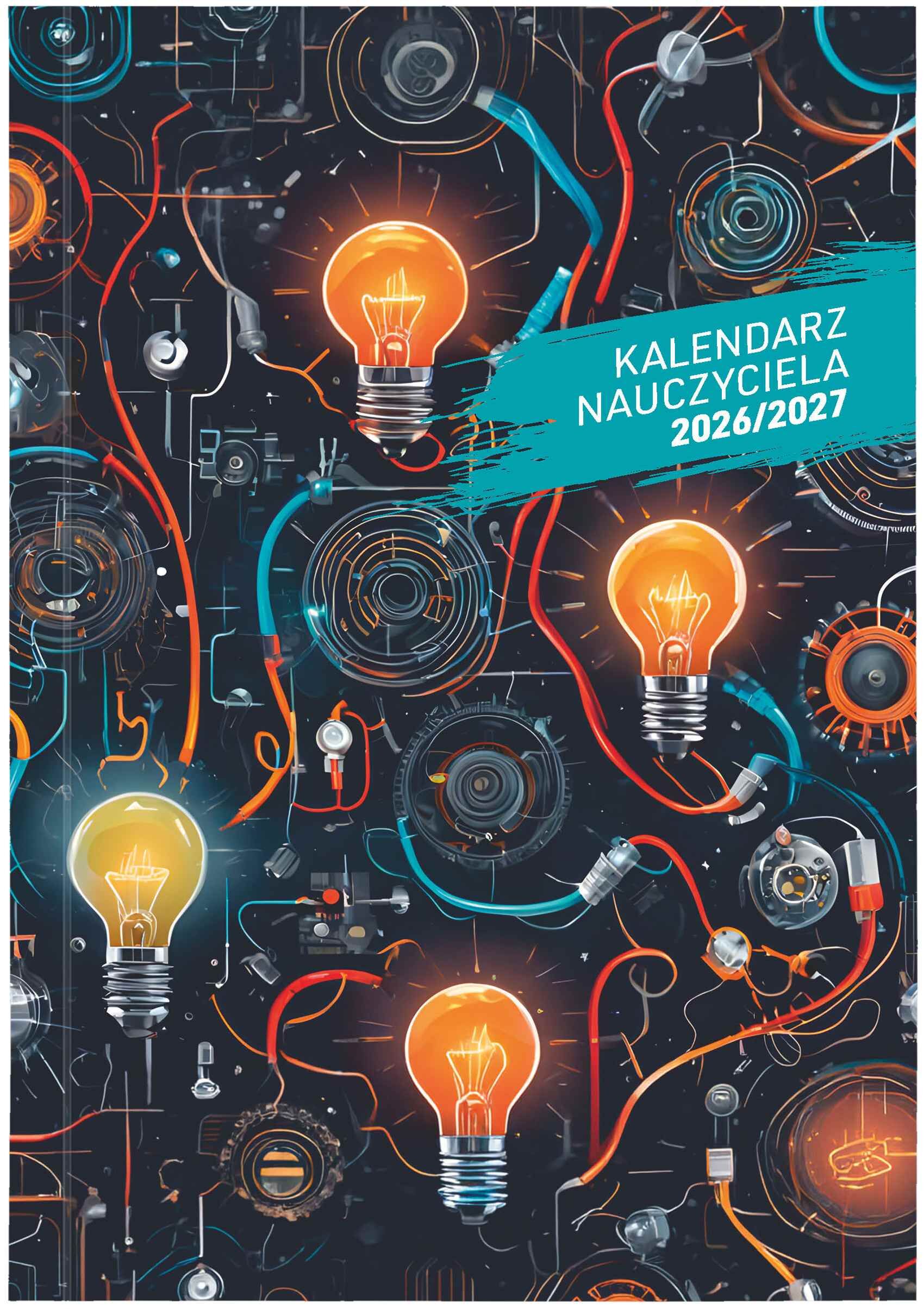 Kalendarz nauczyciela 2026/2027 B5T PCV bezbarwny energia