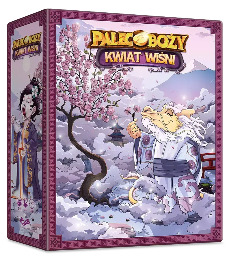 Palec boży. Kwiat wiśni