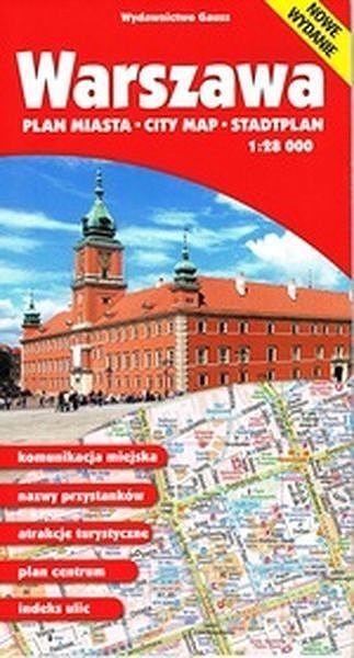 Warszawa. Plan miasta 28t