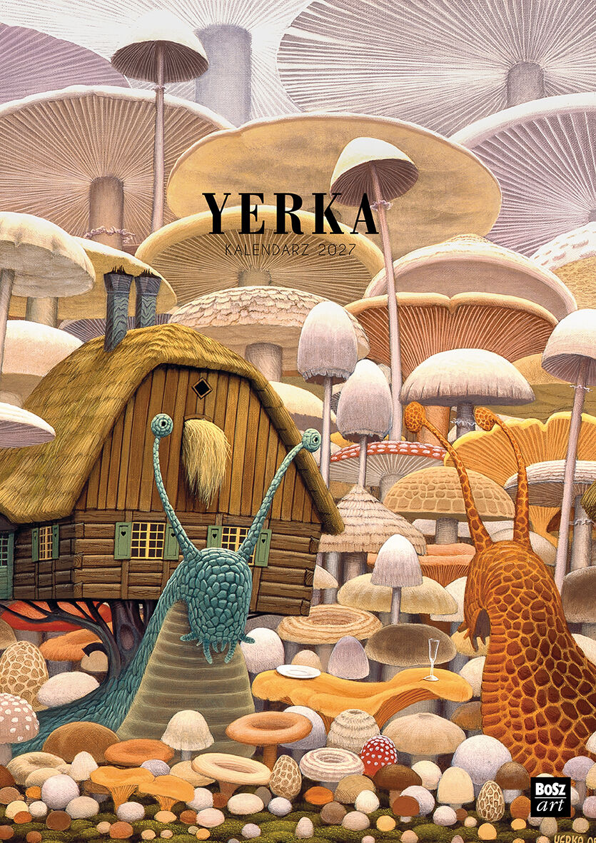 Kalendarz Jacek Yerka 2027 A3 wzór 2