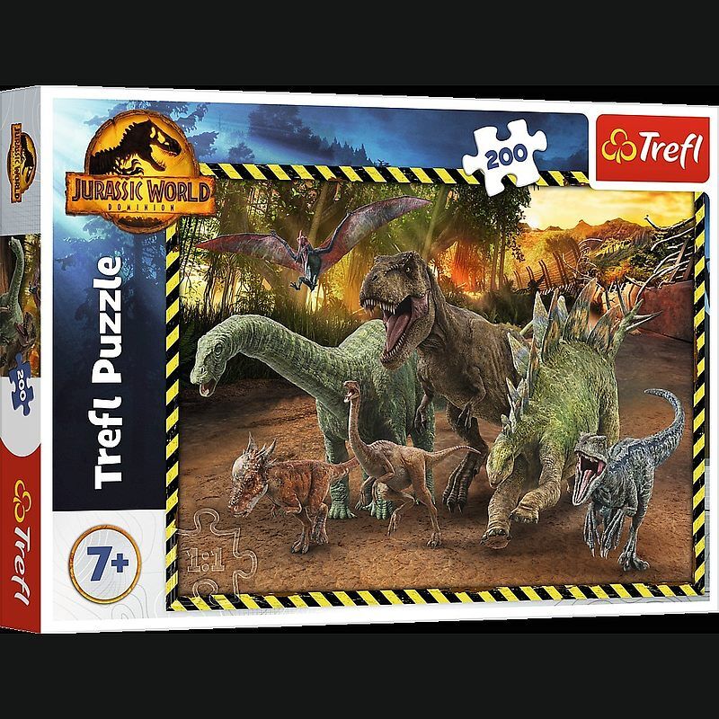 Puzzle Dinozaury z Parku Jurajskiego Jurassic World 200