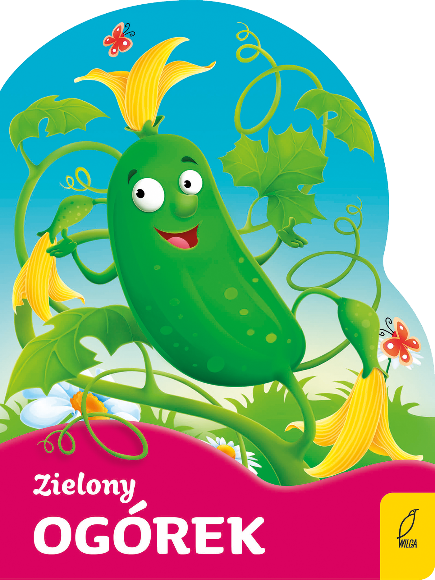 Zielony ogórek. Wykrojnik