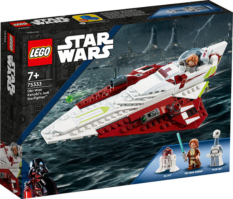 Lego star wars myśliwiec jedi obi-wana kenobiego 75333