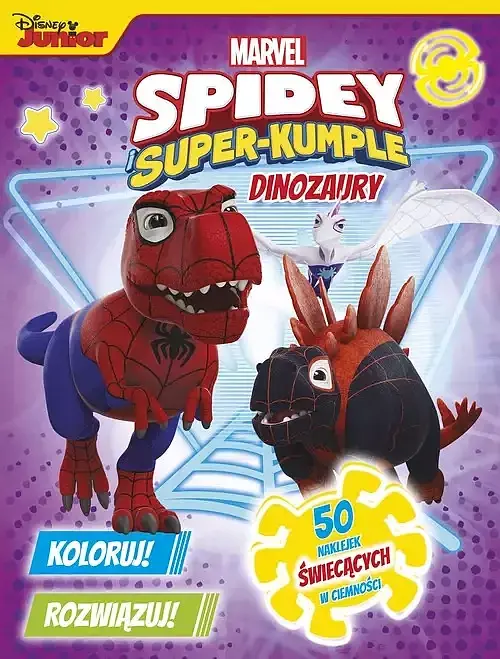 Koloruj! Rozwiązuj! Dinozaury Marvel Spidey i Super-kumple