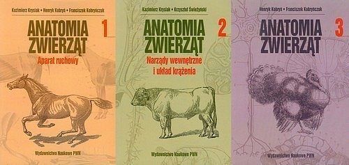 Anatomia zwierząt. Tom 1-3