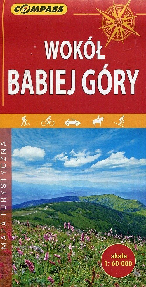 Wokół Babiej Góry Mapa turystyczna w skali 1:60 000