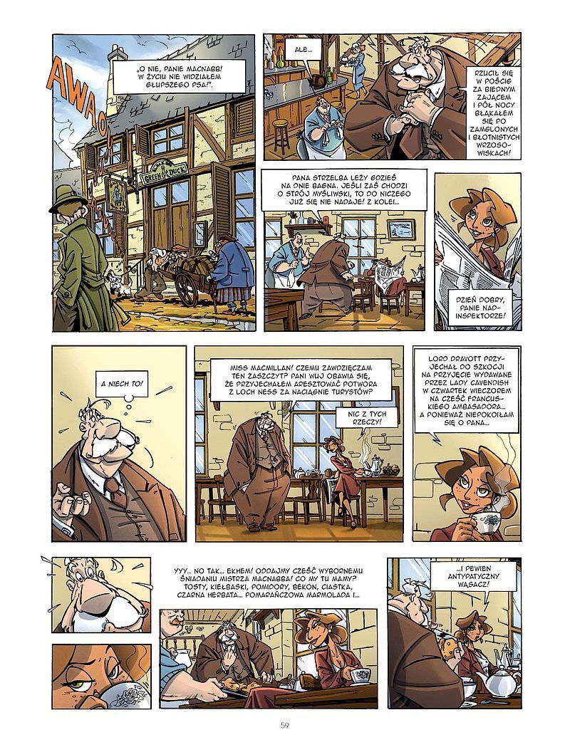 Stary cybuch i jedwabna pończoszka
