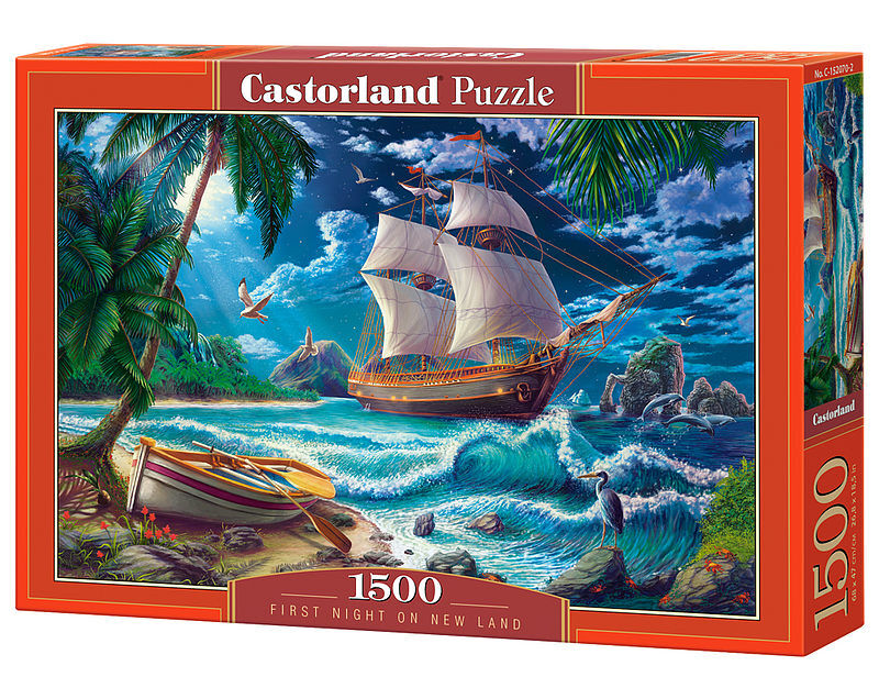 Puzzle 1500 first night on new land c-152070-2