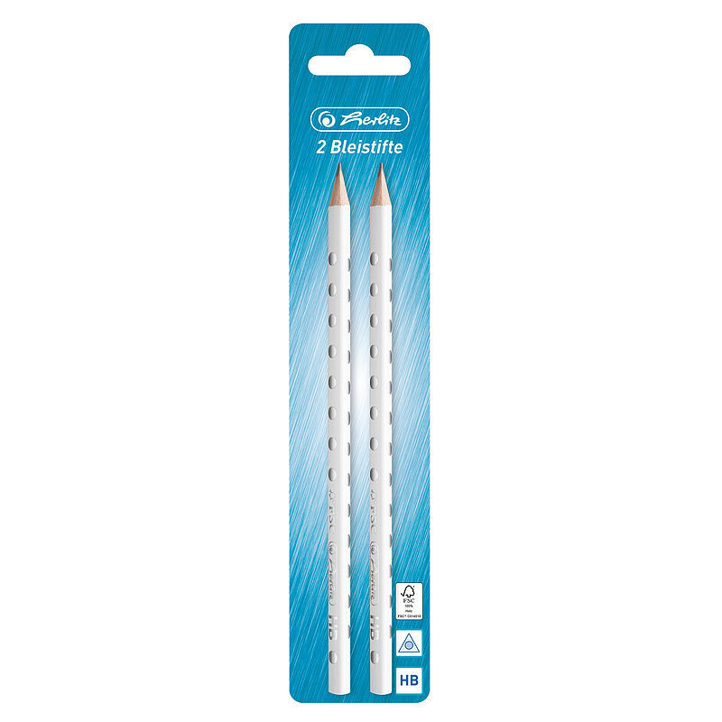 Ołówek herlitz hb frozen glamam 2 sztuki blister