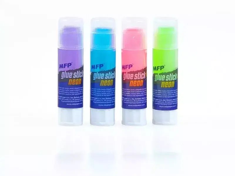 Klej w sztyfcie 9g neon  pap 5050133 1 szt. Mix