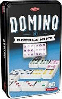 Domino dziewiątkowe (w puszce z oknem)