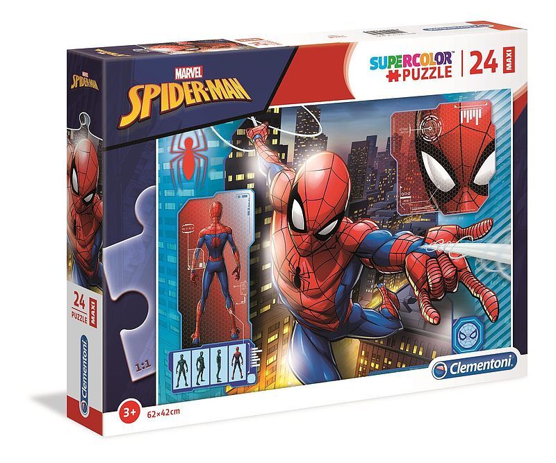 Puzzle 24 maxi super kolor spider-man 28507