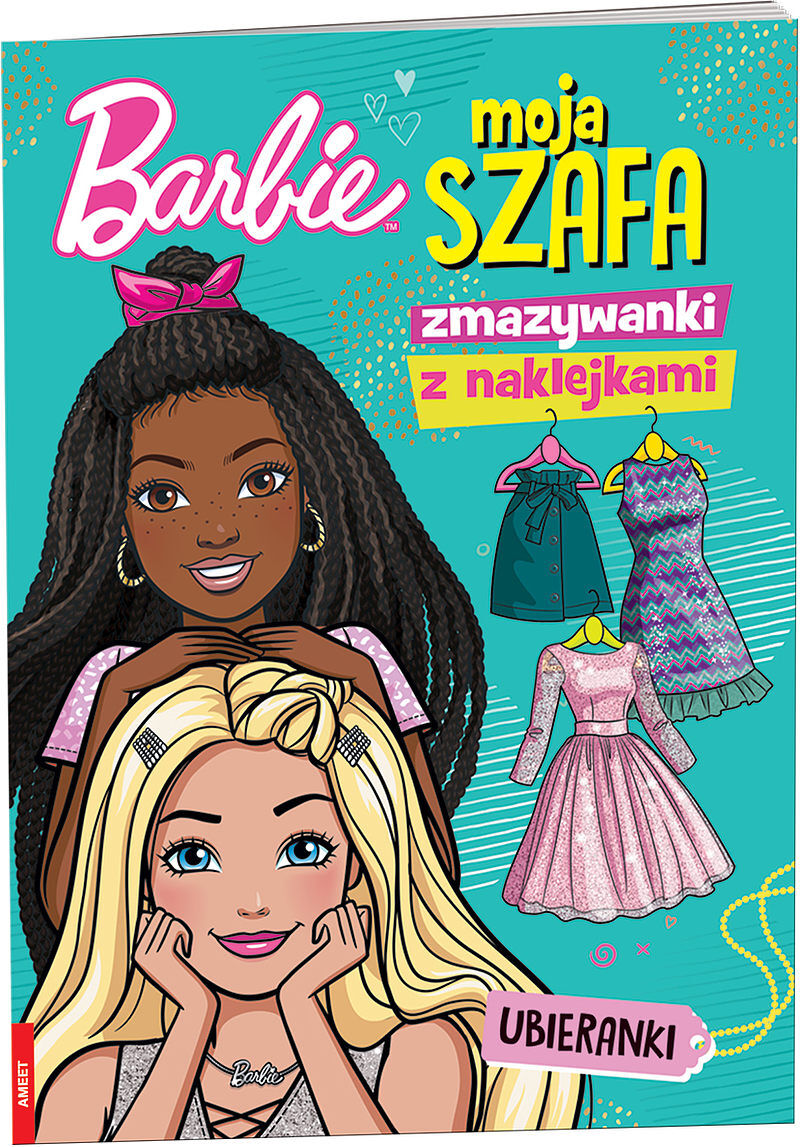 Barbie moja szafa zmazywanki z naklejkami ssn-1102