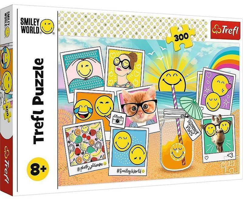 Trefl puzzle 300 Smiley na wakacjach
