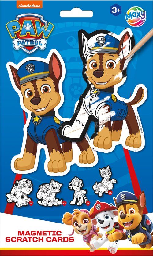 Magnesy do drapania Psi Patrol 10 sztuk + patyczek